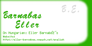 barnabas eller business card